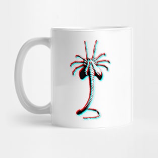 Retro 3D Glasses Style - Xenomorph face hugger Mug